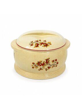 Ironstone Lidded Casserole 2.25 qt Vintage Universal Cambridge Pottery BitterSwe